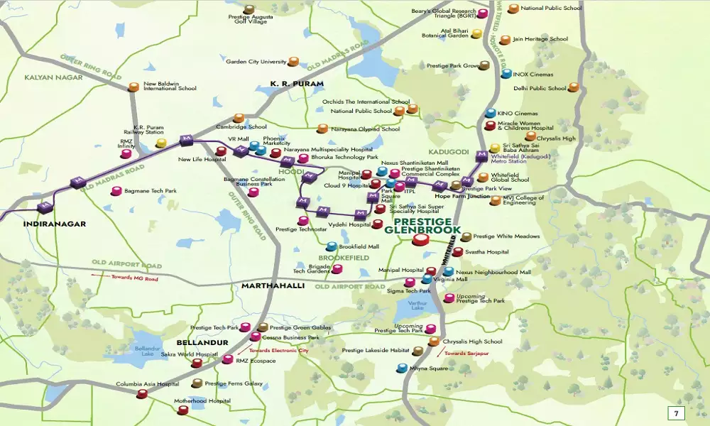 Prestige Glenbrook Location Map